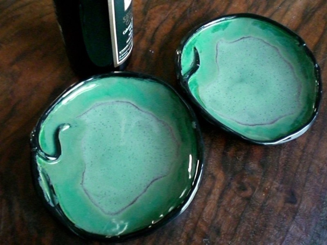 Kiwi and Emerald Plates-medium