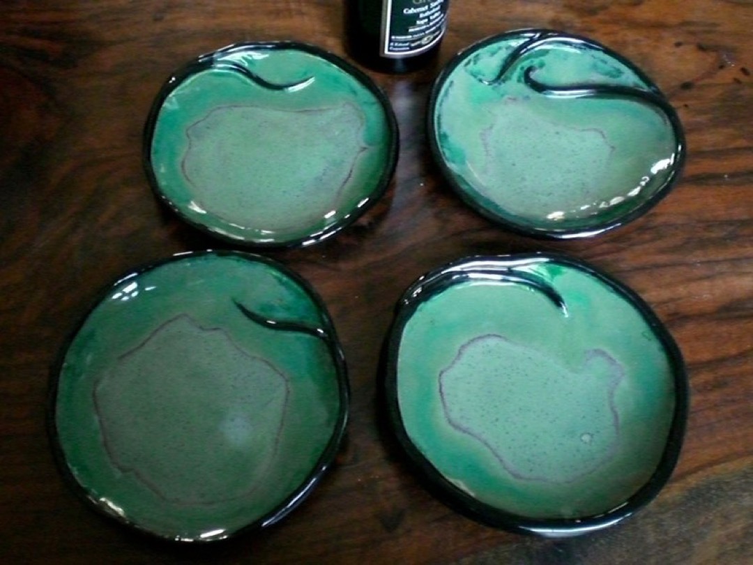 Kiwi and Emerald Plates-small