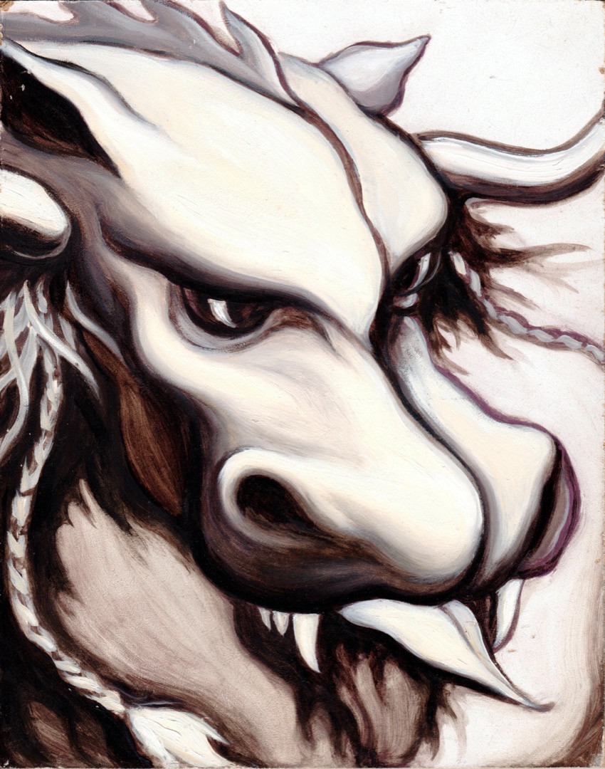 Portrait of a Battle Dragon