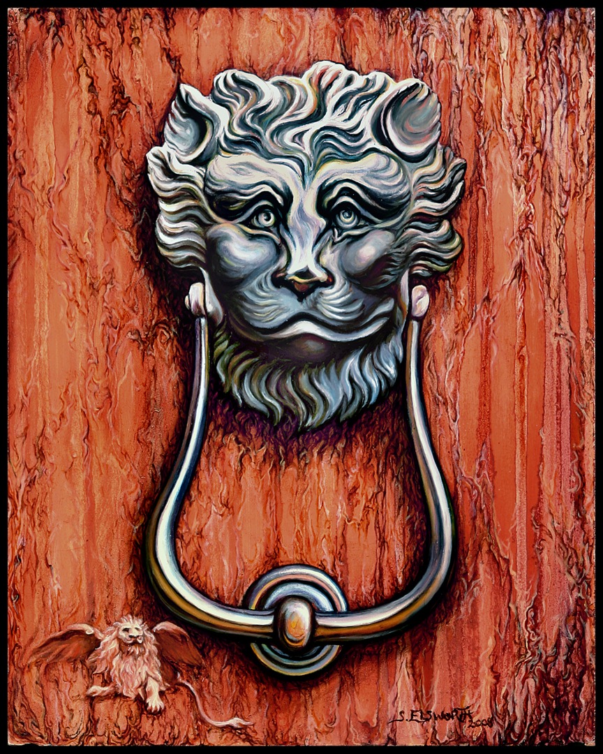 Lion Door Knocker