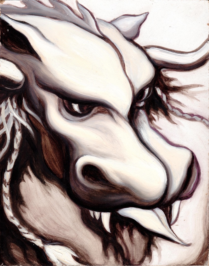 Portrait of a Battle Dragon