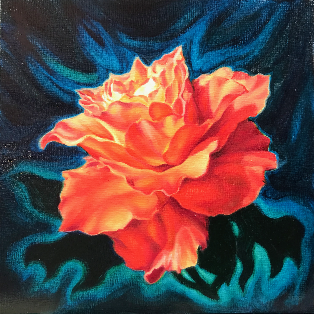 Flame Rose I-1